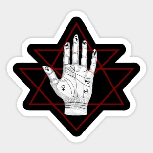 Palm Reading Sticker